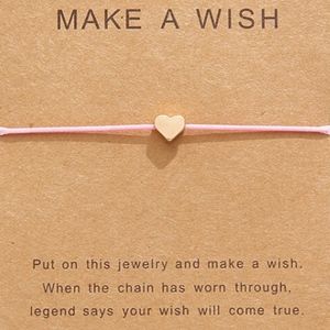 Make a Wish Heart Charm Bracelet